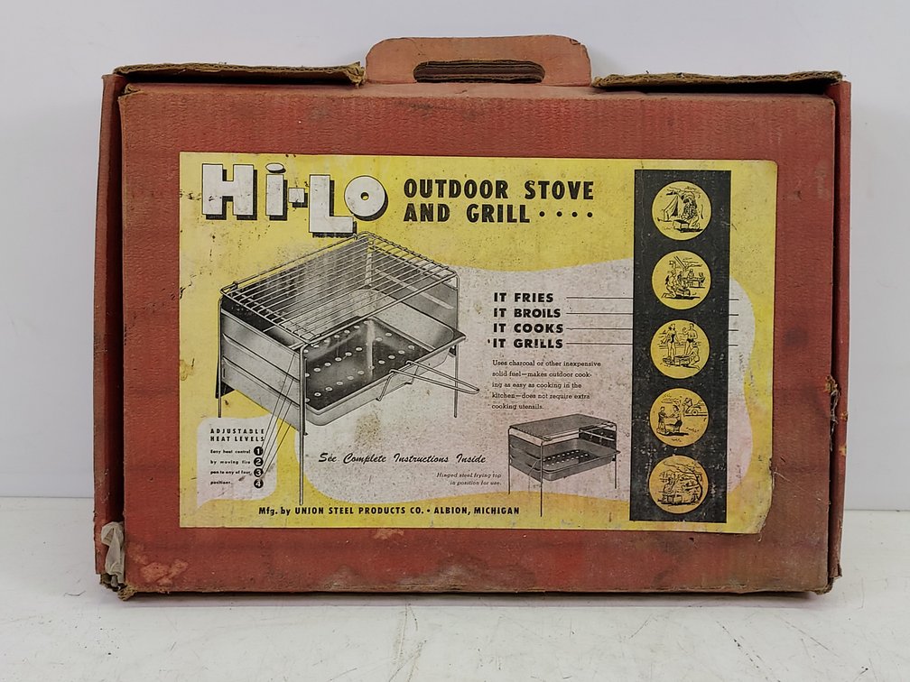 Vintage Union Steel Hi-Lo Stove & Grill