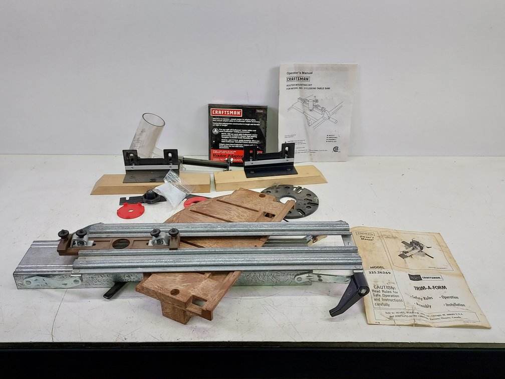 Craftsman Router Kit & Trim-A-Form