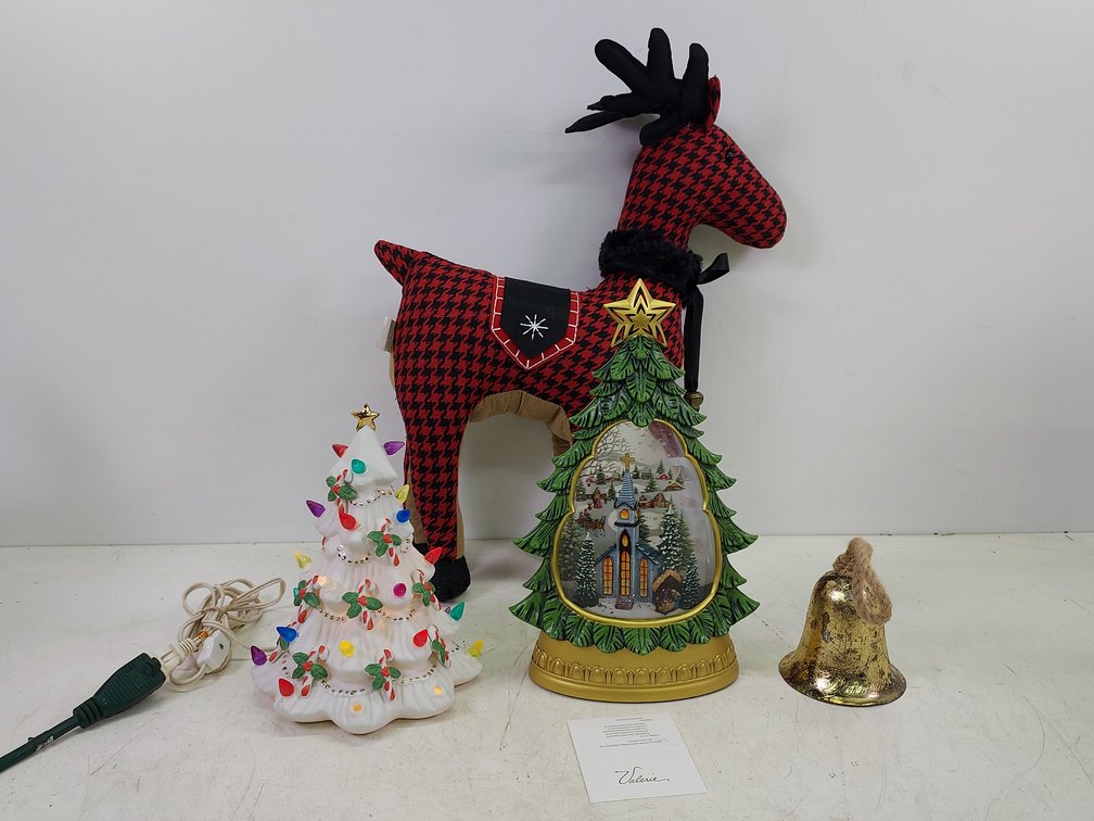 Christmas Tree Globe, Ceramic Lighted Tree & More
