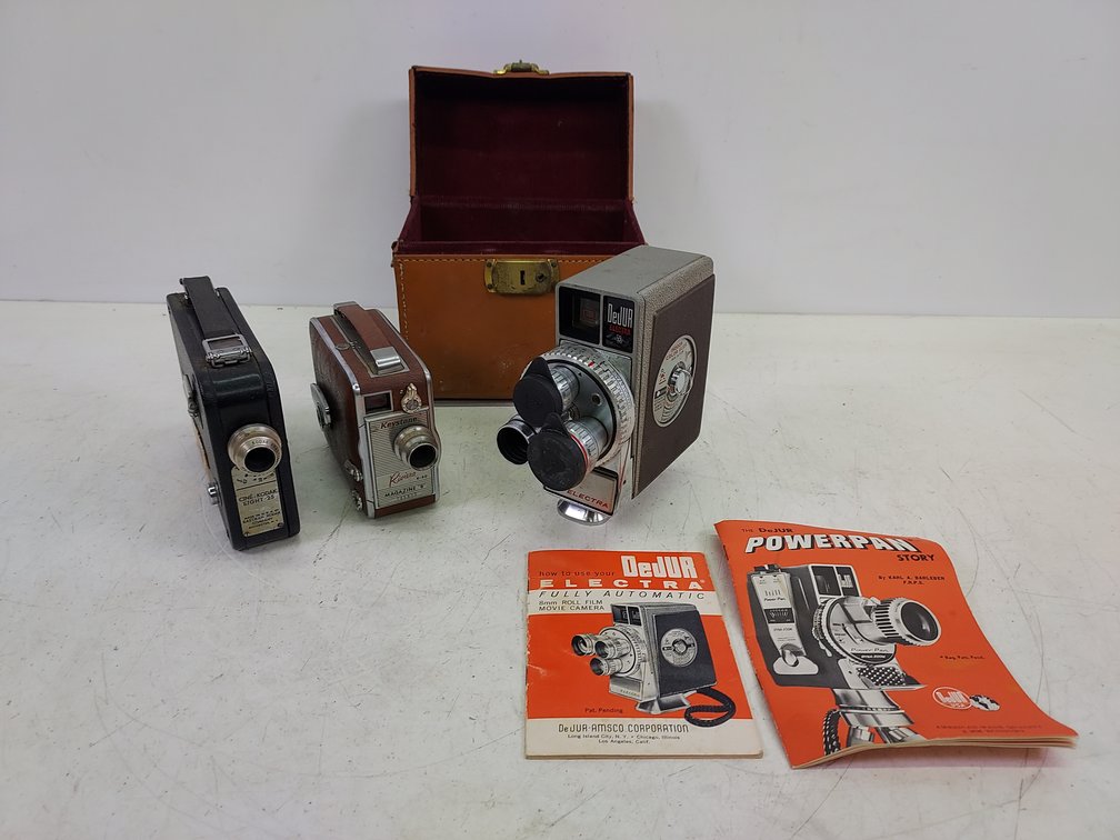 (3) Vintage Movie Cameras