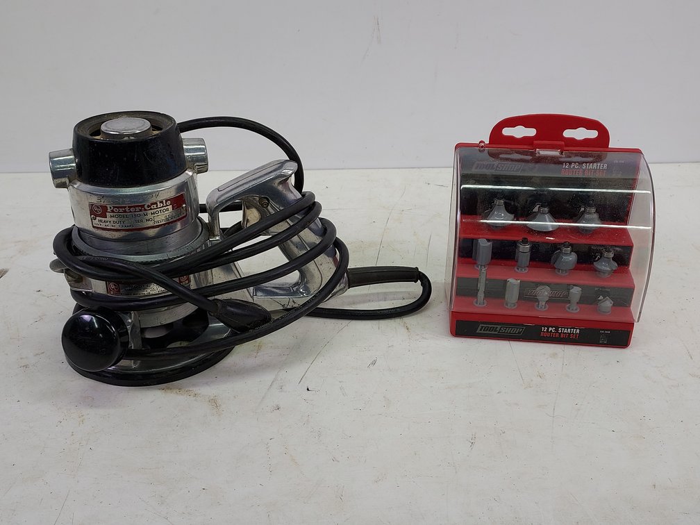 Vintage Porter Cable Router & Tool Shop Bits