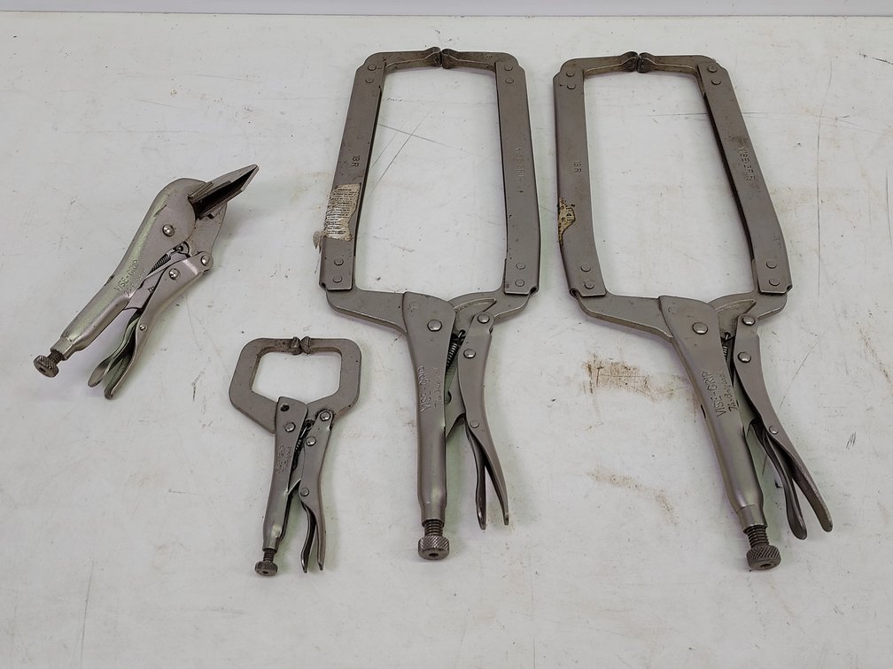 (4) Vise Grip Brand Pliers/Clamps