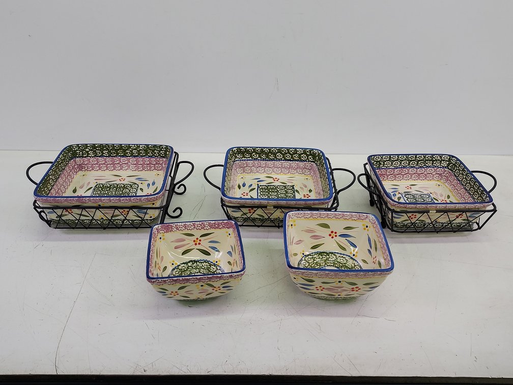 (5) Piece Temp-Tations By Tara Ovenware