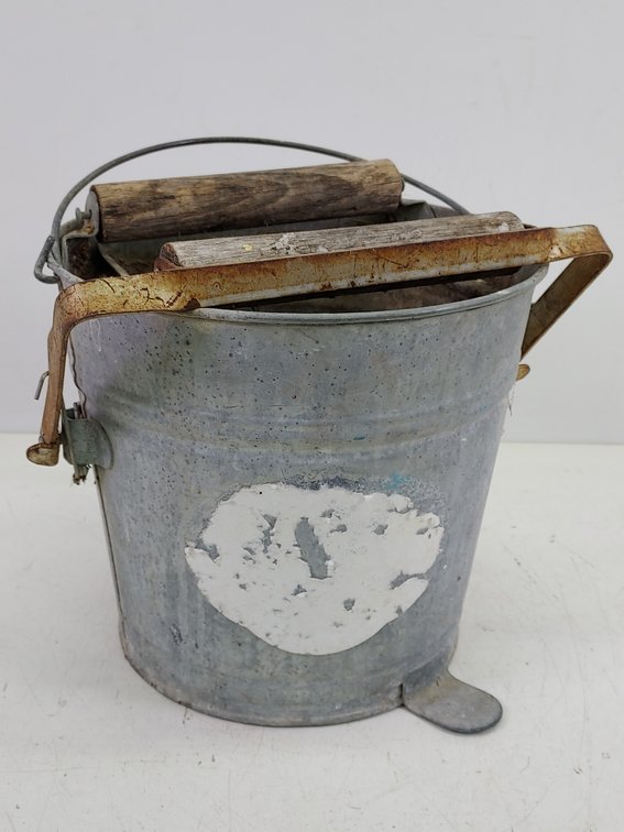 Vintage Mop Wringer Bucket