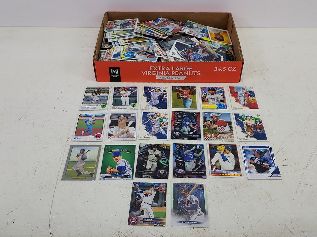 Box of Various Baseball Cards