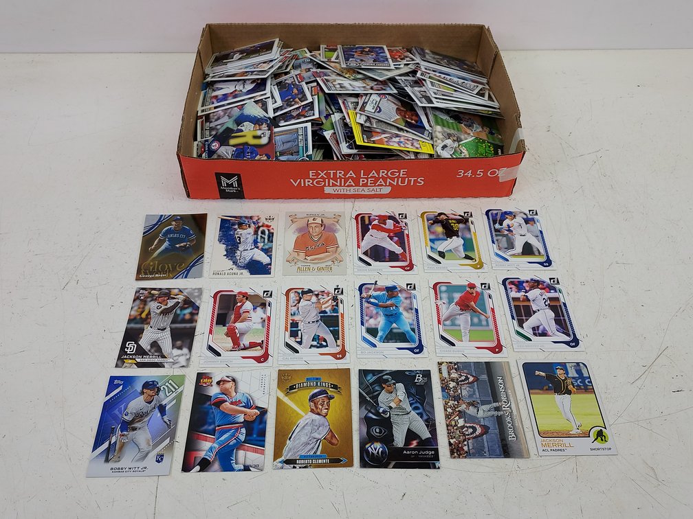Box of Various Baseball Cards