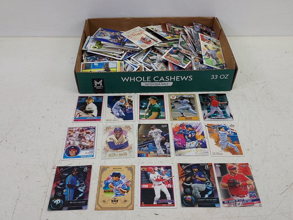 Box of Various Baseball Cards