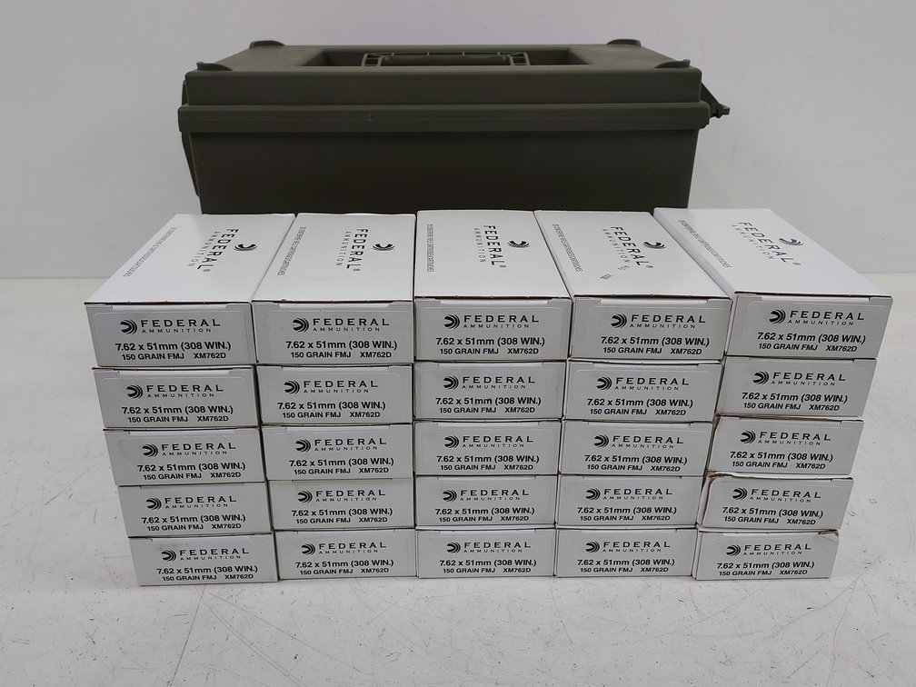 (25) Boxes of Federal Ammunition (308 Win.)