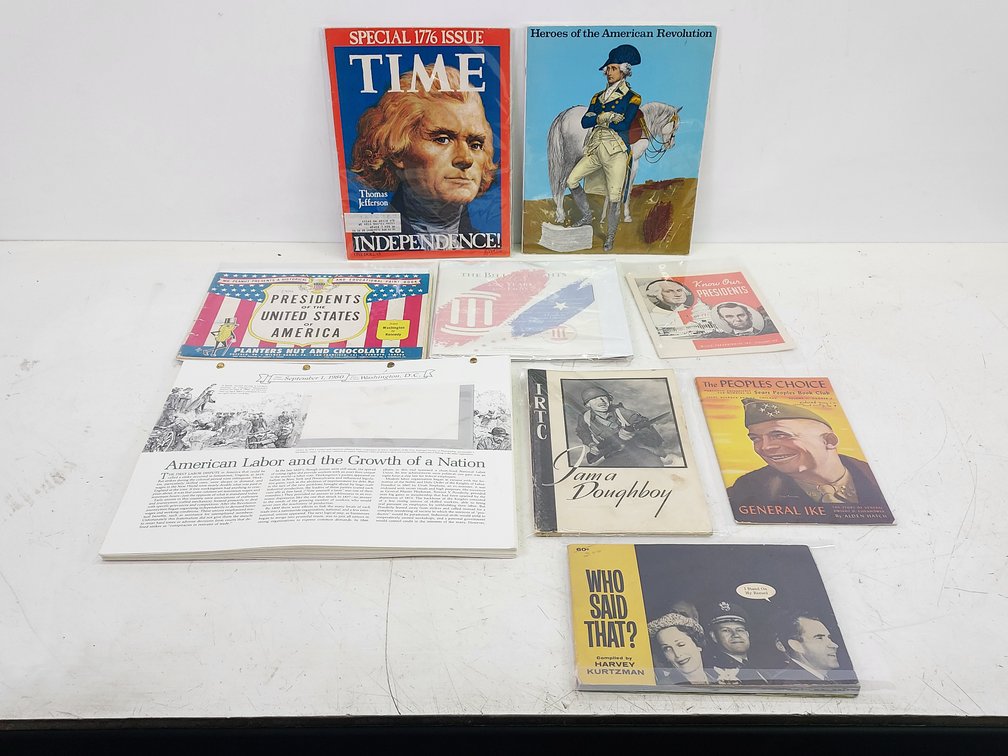 Vintage Military, Presidential Books & More