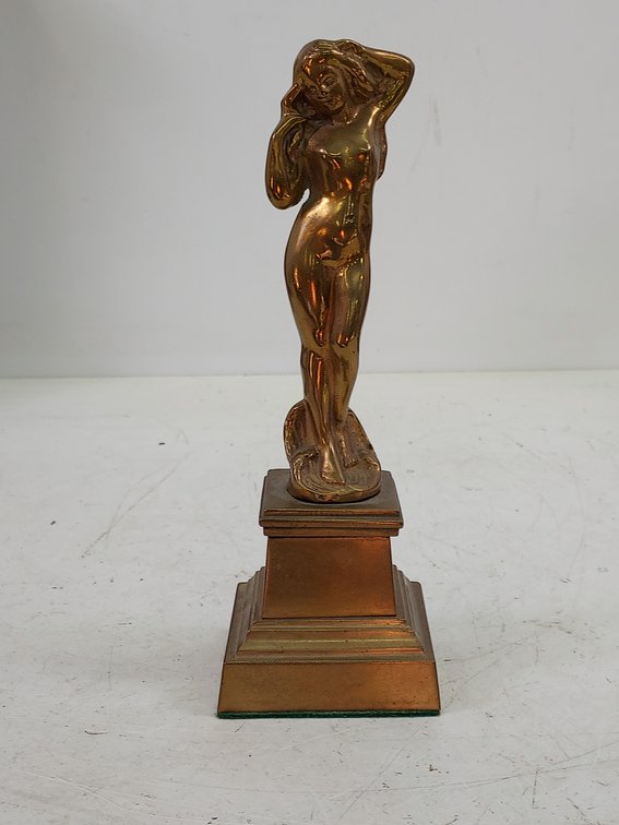 Brass Nude Woman Statue