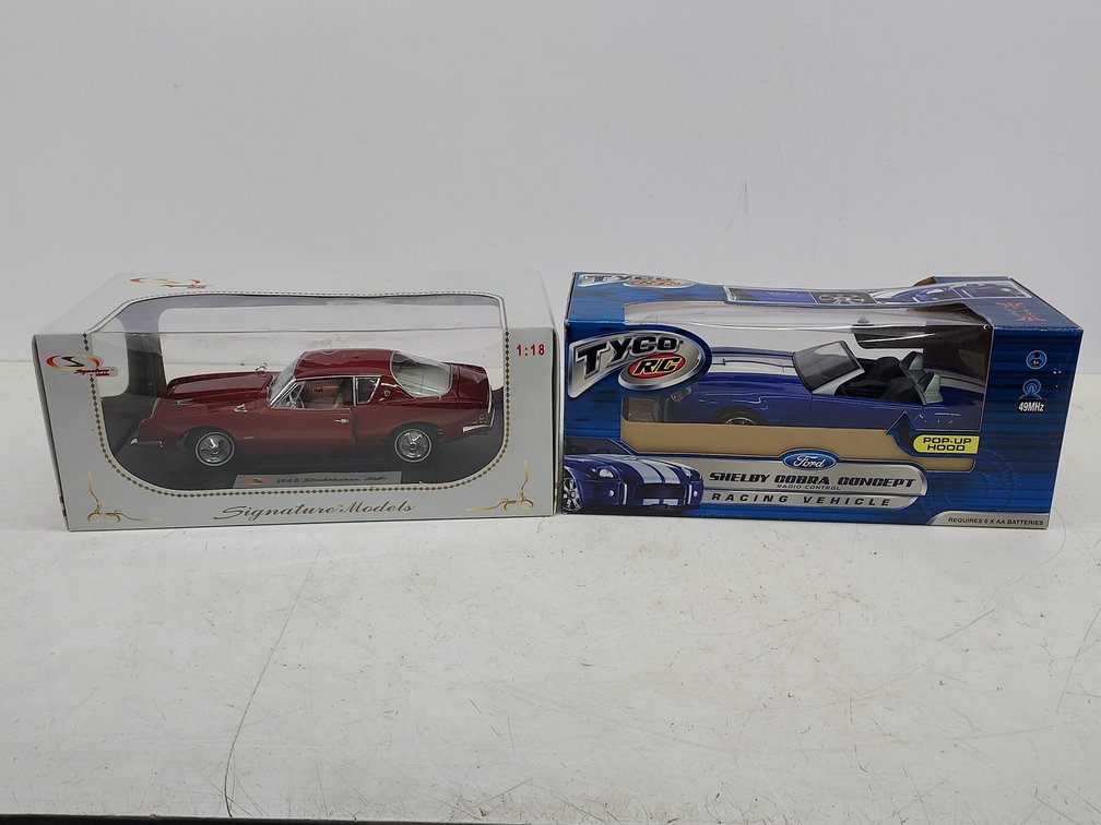 (2) New 1:18 Scale Die-Cast & Radio Controlled Cars