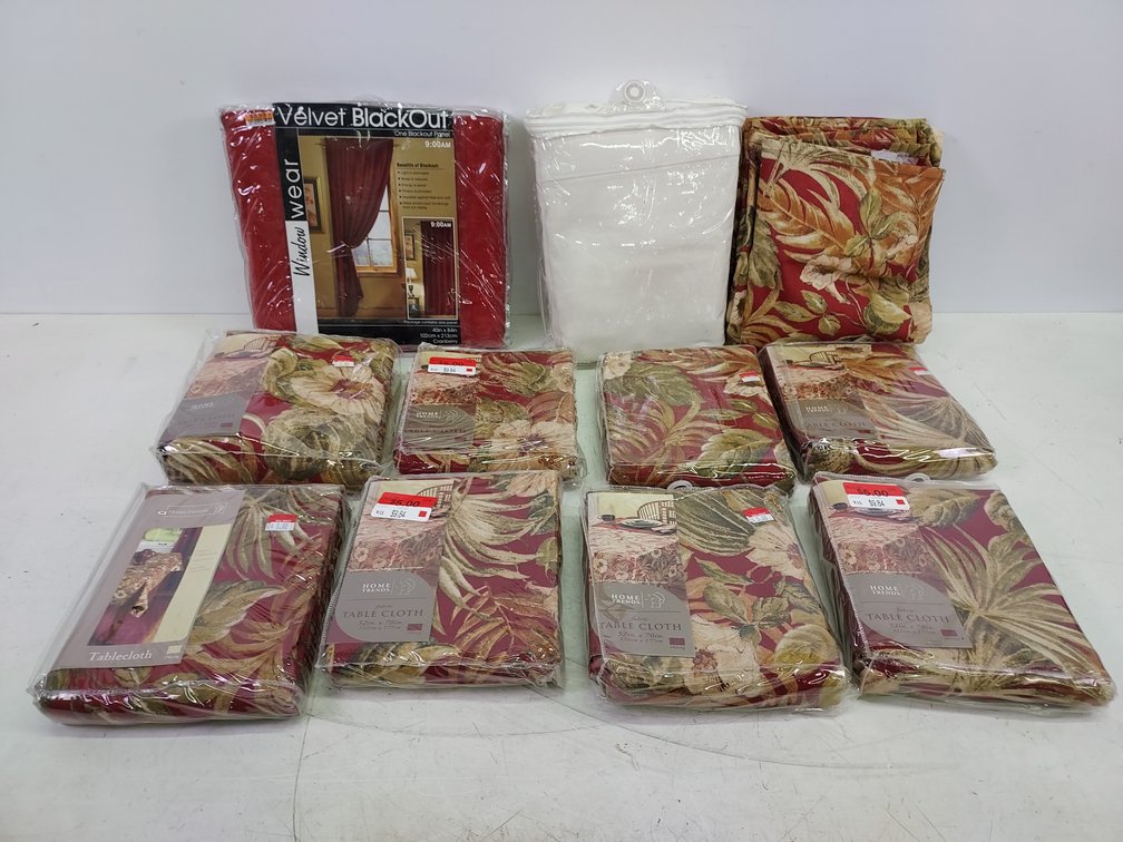 New Table Cloths & Blackout Panel Curtain