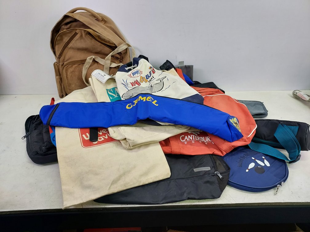 Various Handbags, Backpacks, Carry Bags & More