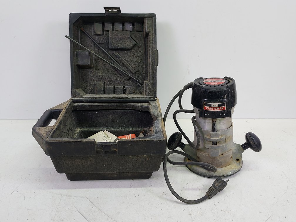 Vintage Sears Craftsman Router with Case