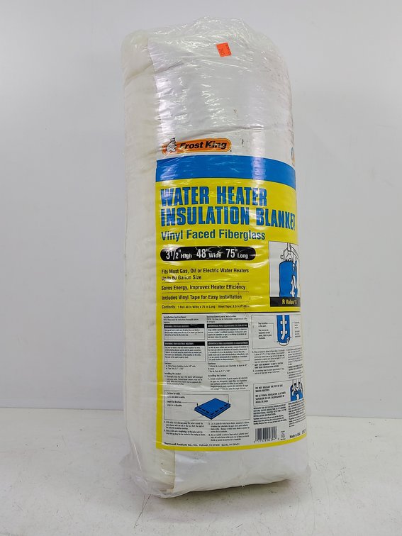 New Frost King Water Heater Insulation Blanket