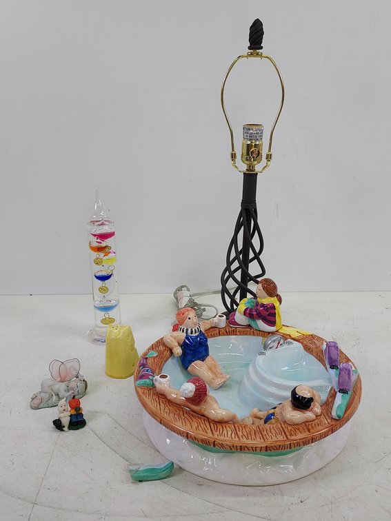 Galileo Thermometer, Lamp, Figurines & More