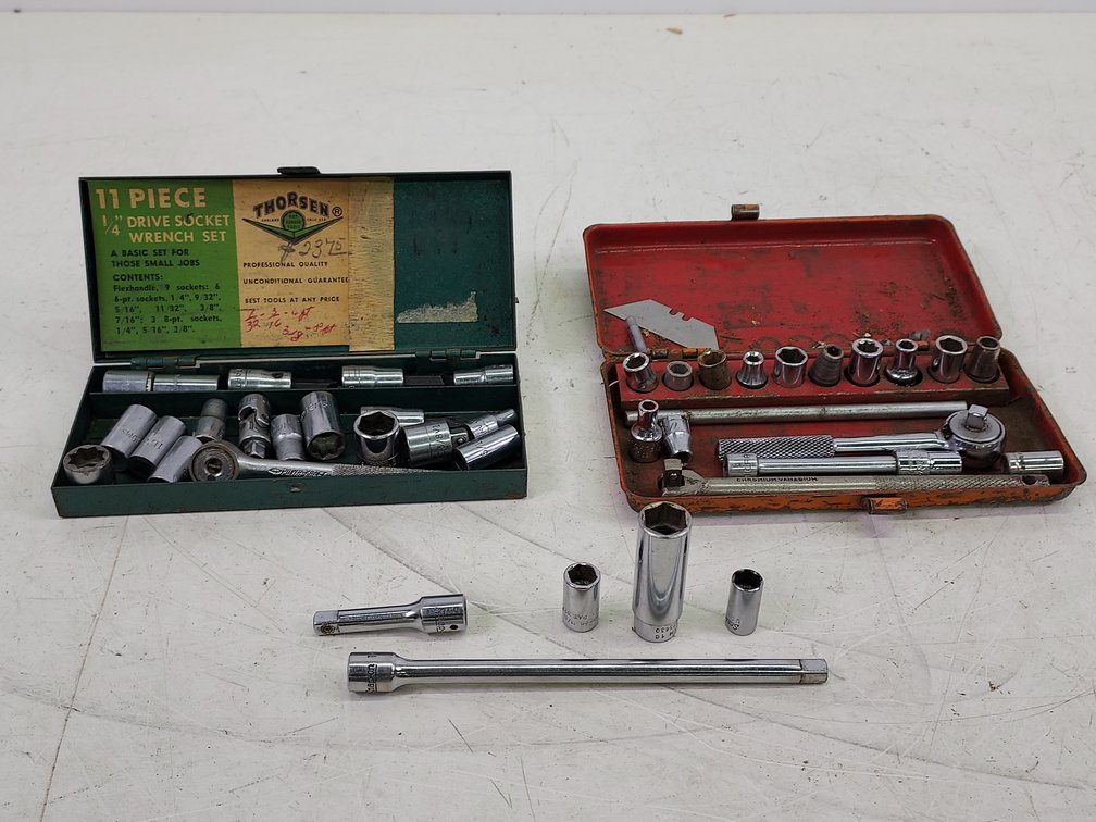 1/4" Drive Sockets, Extensions & Ratchets