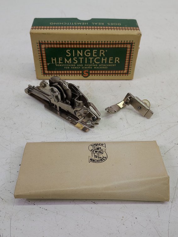 Vintage Singer Hemstitcher With Original Box