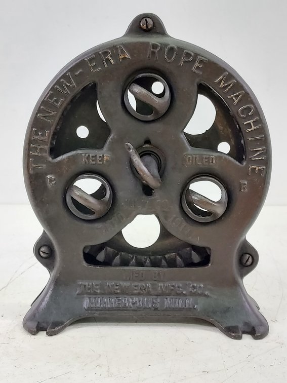 Vintage Cast Iron New Era Rope Machine