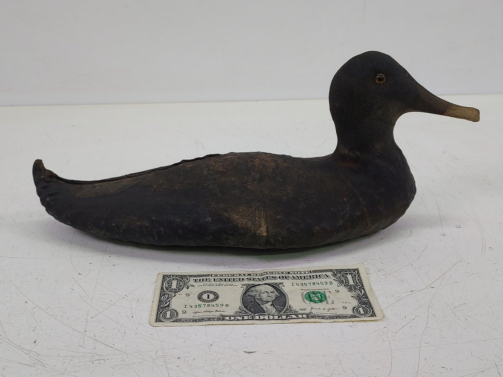 Vintage Stuffed Canvas Duck Decoy