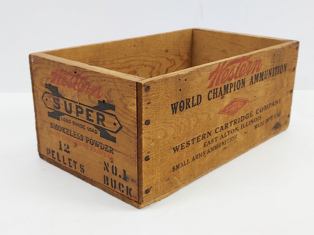 Vintage Western Super X Wood Crate