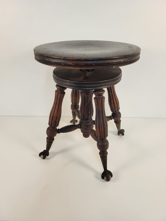 Antique "Claw & Ball" Foot Piano Stool