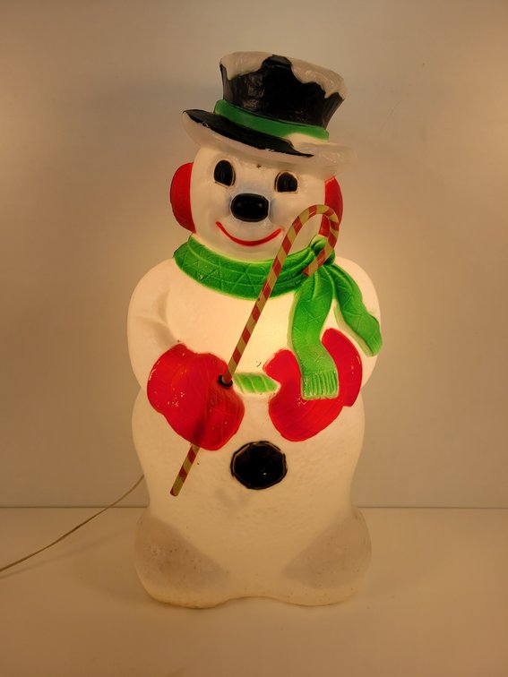 Snowman Blowmold Lighted Decoration