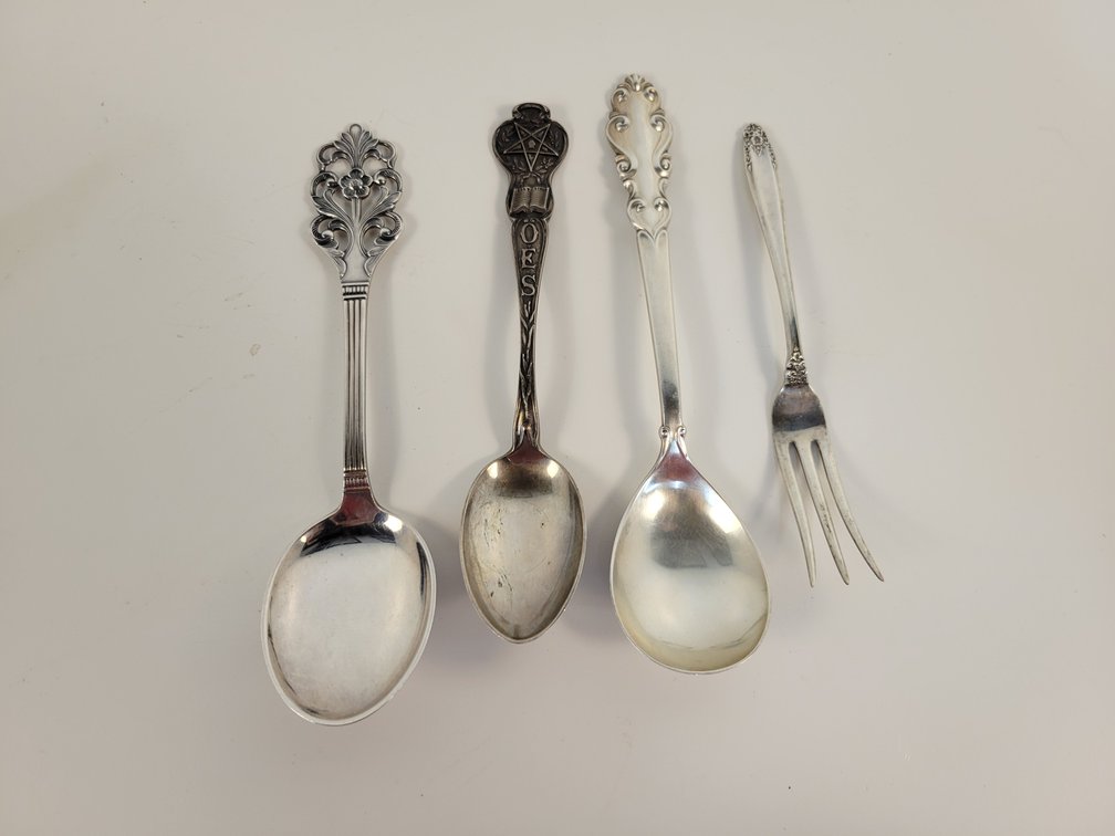 (4) Sterling Silver Flatware Pieces