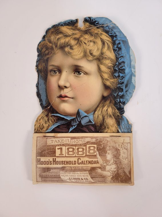 1888 Hood's Sarsaparilla Household Calendar