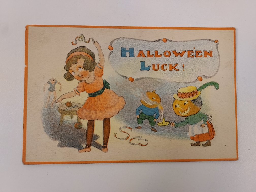 Antique Halloween Postcard - Never Postmarked