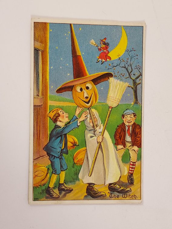 Antique Halloween Postcard - Postmarked 1911