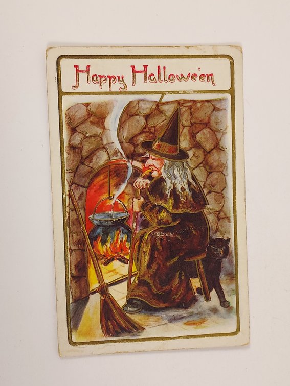 Antique Halloween Postcard - Postmarked 1912