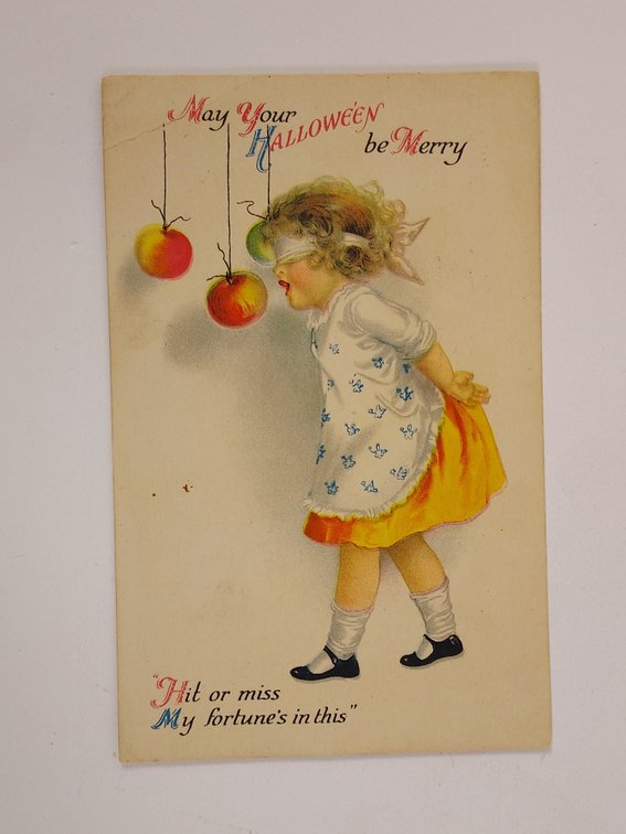 Antique Halloween Postcard - Postmarked 1923
