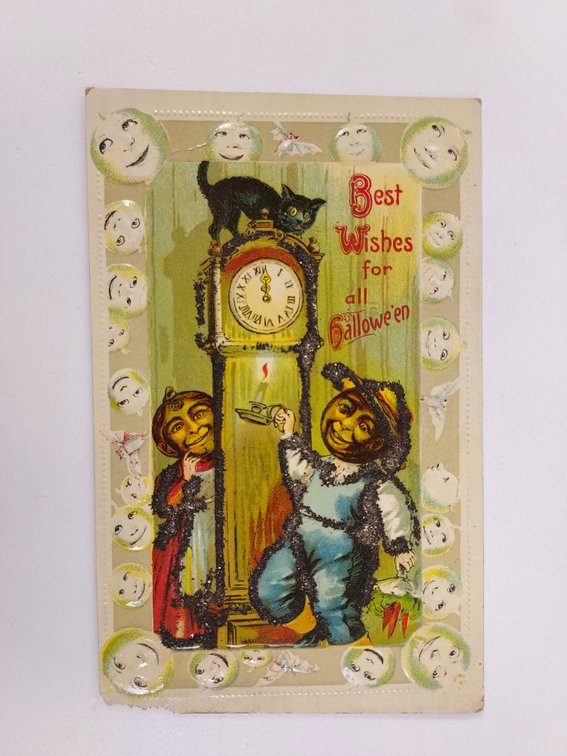 Antique Halloween Postcard - Never Postmarked