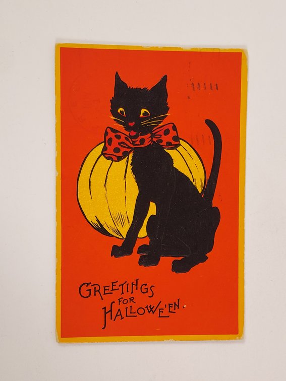Antique Halloween Postcard - Postmarked 1912