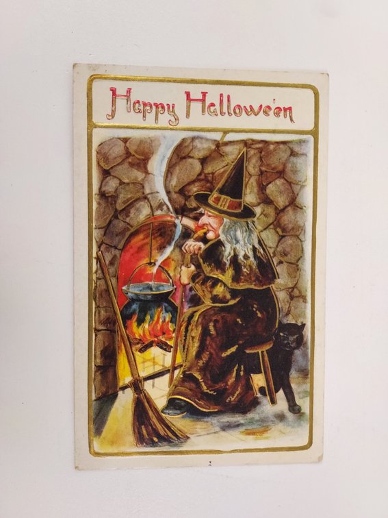 Antique Halloween Postcard - Postmarked 1912