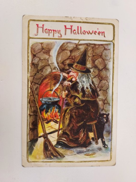 Antique Halloween Postcard - Postmarked 1911