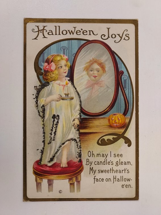 Antique Halloween Postcard - Never Postmarked