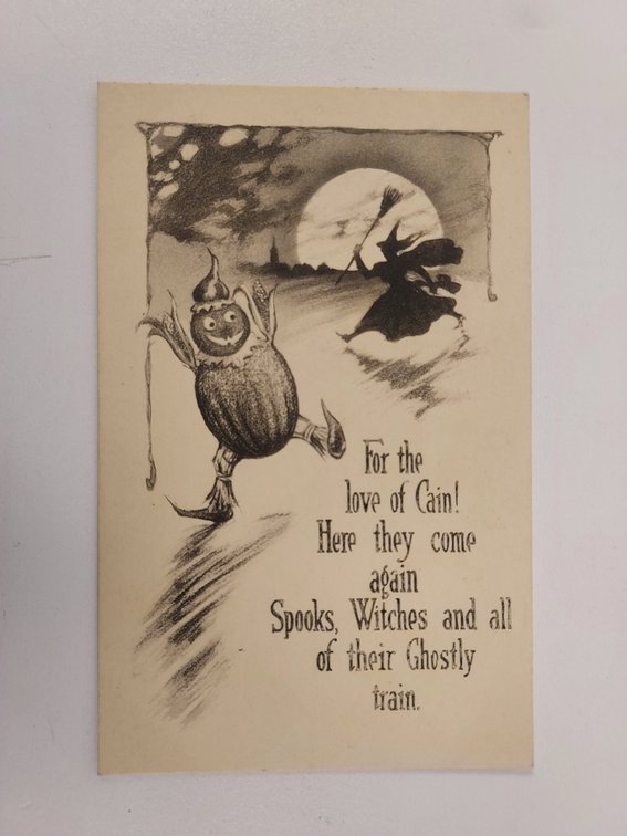 Antique Halloween Postcard - Never Postmarked