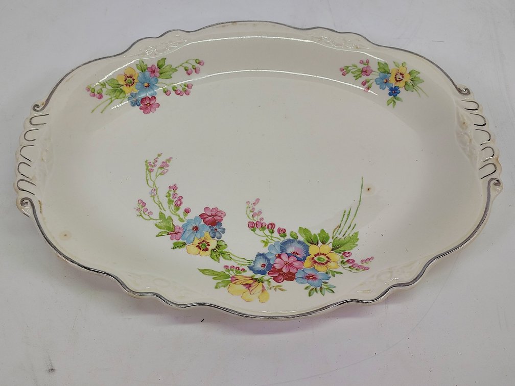 Vintage Homer Laughlin Virginia Rose Oval Platter