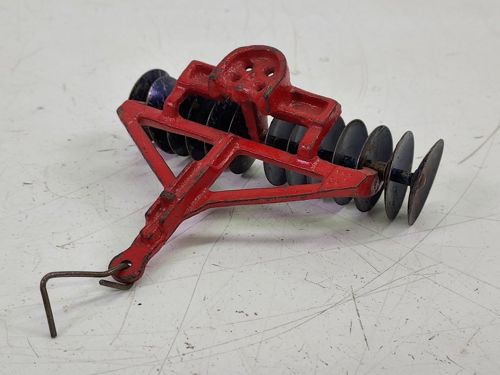 Vintage Arcade Cast Iron Disc Harrow