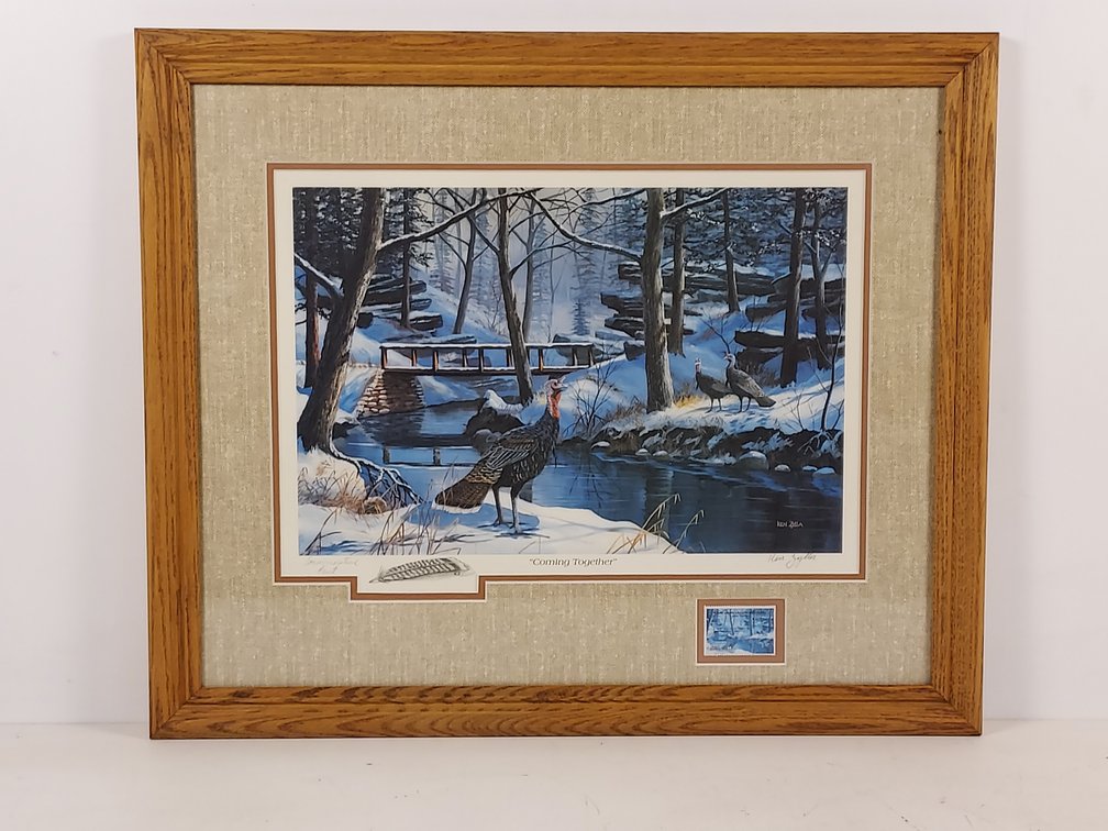 "Coming Together" Signed Framed Print