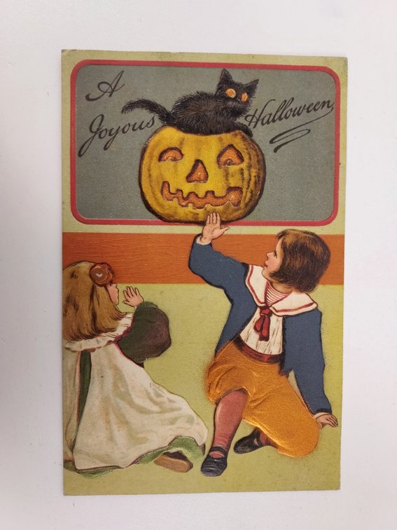 Antique Halloween Postcard - Postmarked 1911