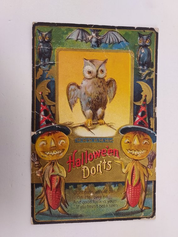 Antique Halloween Postcard - Postmarked 1911