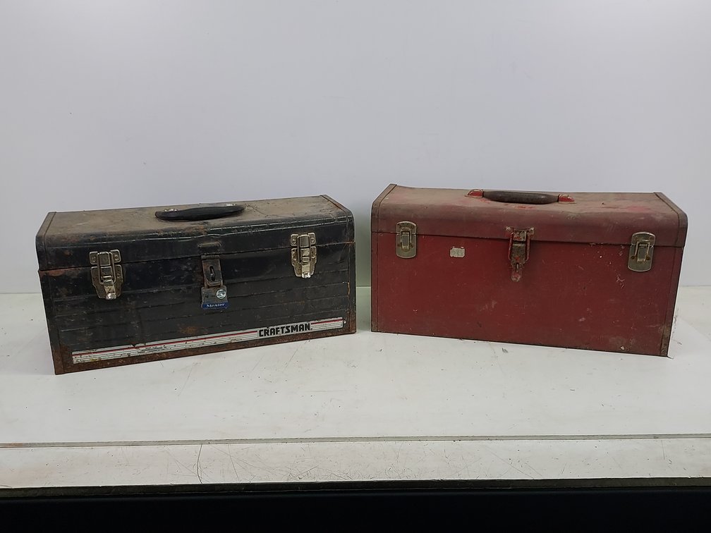 (2) Steel Toolboxes (Craftsman & Kennedy)