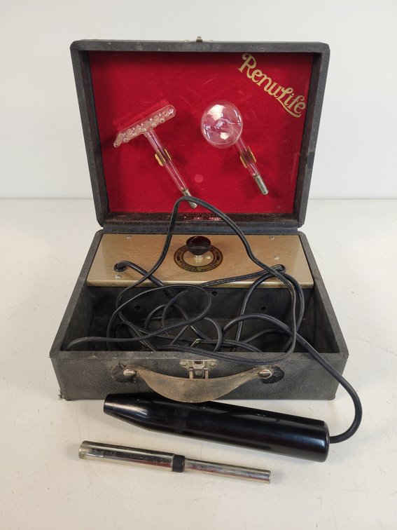 Antique Renulife "Violet-Ray" Medical Quack Device - WORKS!