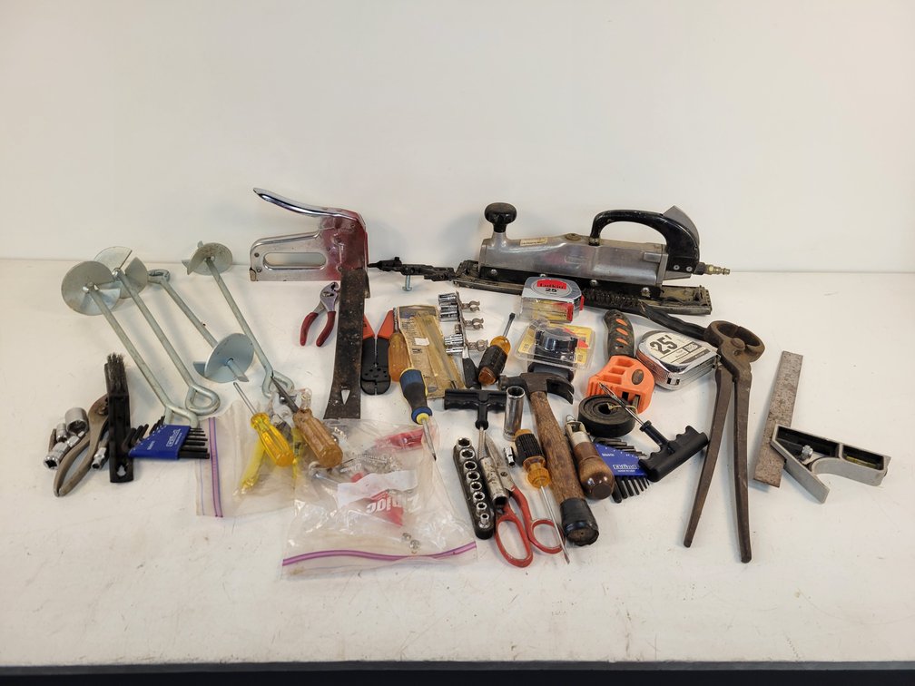 Hand Tools, Air Sander and More