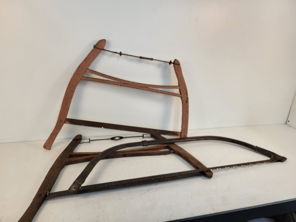 (2) Antique Buck Saws and Tree Saw
