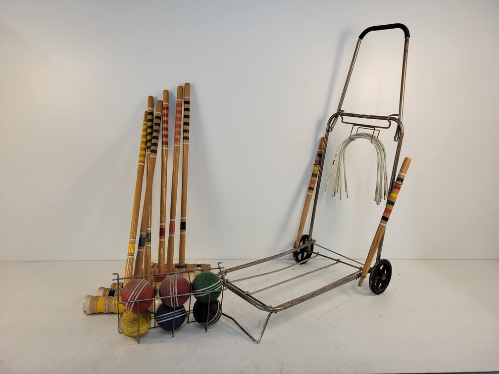 Vintage Croquet Set