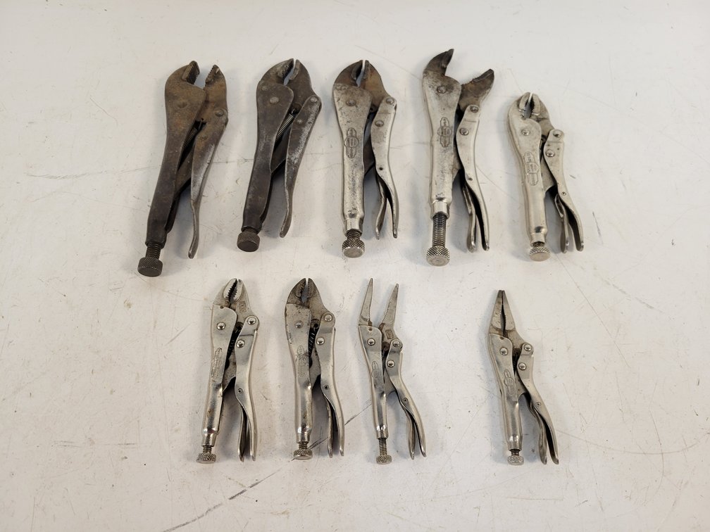 (9) Vise-Grip Locking Pliers